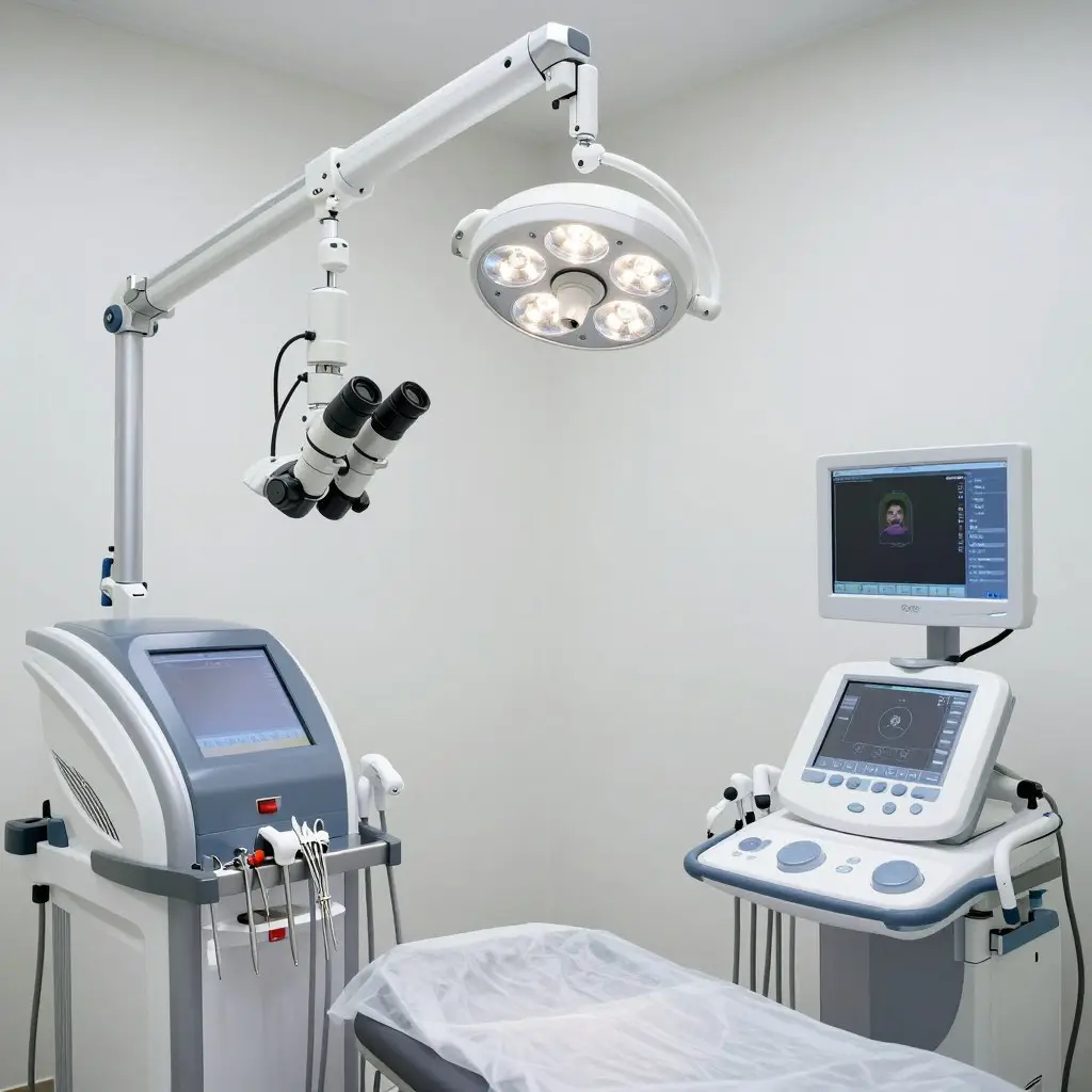 Advanced hair transplantation technology and equipment in an Indian clinic
